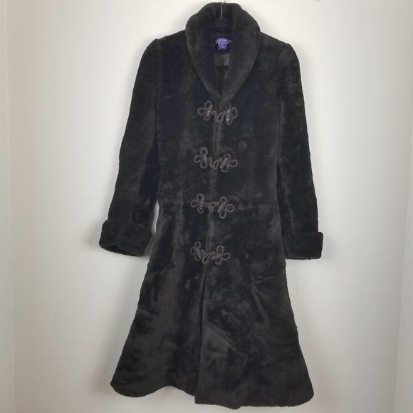 ralph lauren purple label shearling jacket